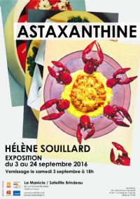 Astaxanthine, exposition d'Hélène Souillard. Du 3 au 24 septembre 2016 au Havre. Seine-Maritime.  14H30